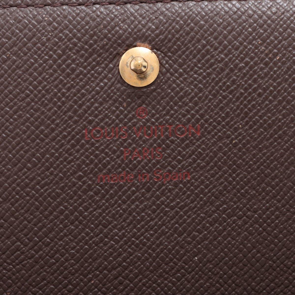Louis Vuitton Porte-monnaie damier ébène Porte Monnaie Tresor en vente 3
