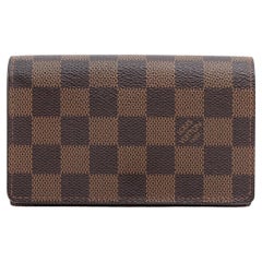Louis Vuitton Damier Ebene Porte Monnaie Billets Tresor Brieftasche