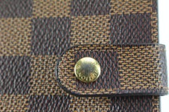 Louis Vuitton Damier Ebene Porte Monnaie Billets Viennois Kisslock Wallet l8lk53