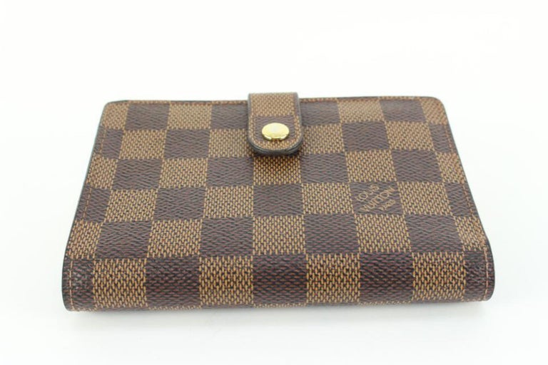Louis Vuitton Damier Monogram GM Travel Checkbook Wallet LV-1202P-0001