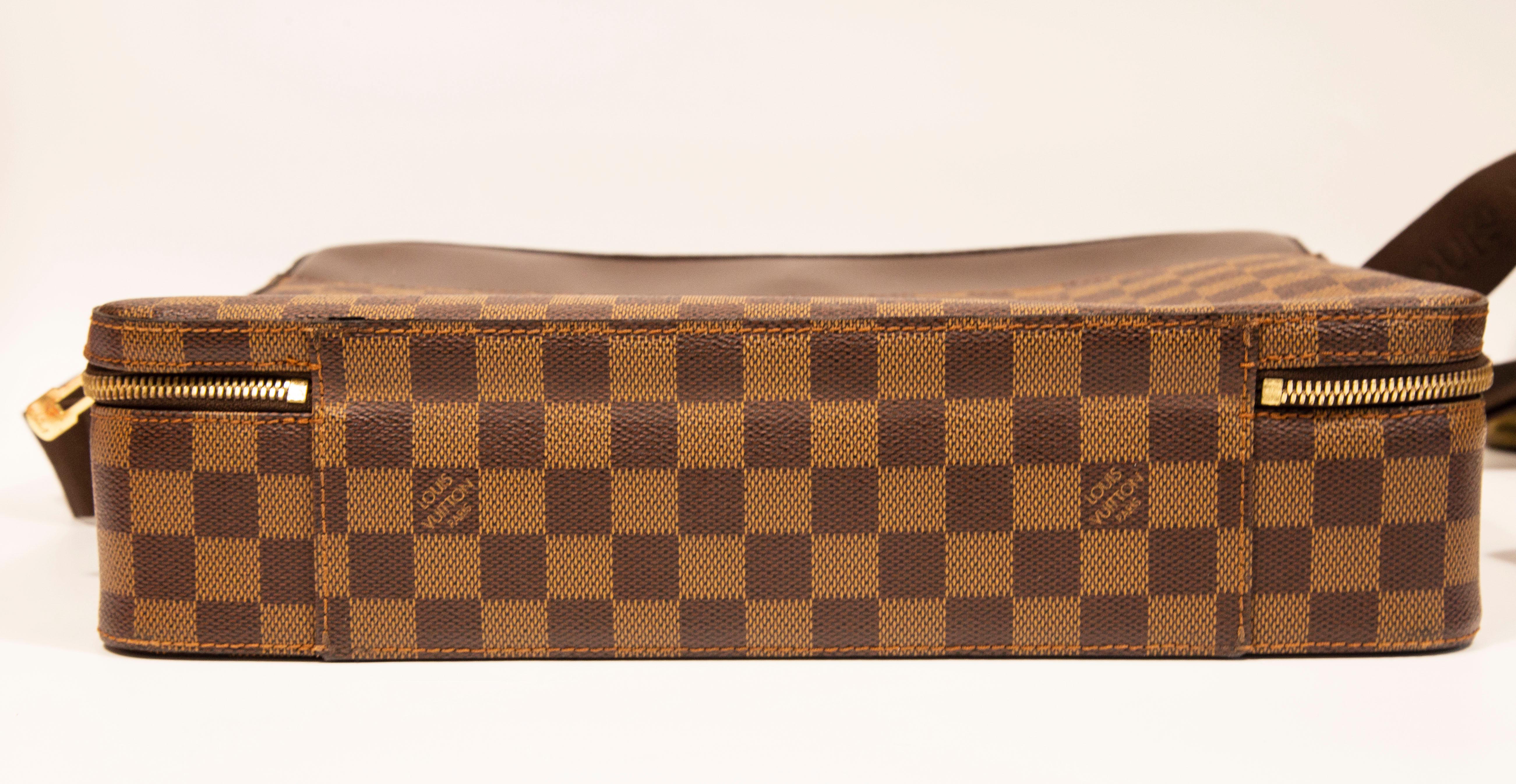 Louis Vuitton Damier Ebene Porte Ordinateur Sabana Business Bag Laptop Bag In Good Condition For Sale In Arnhem, NL