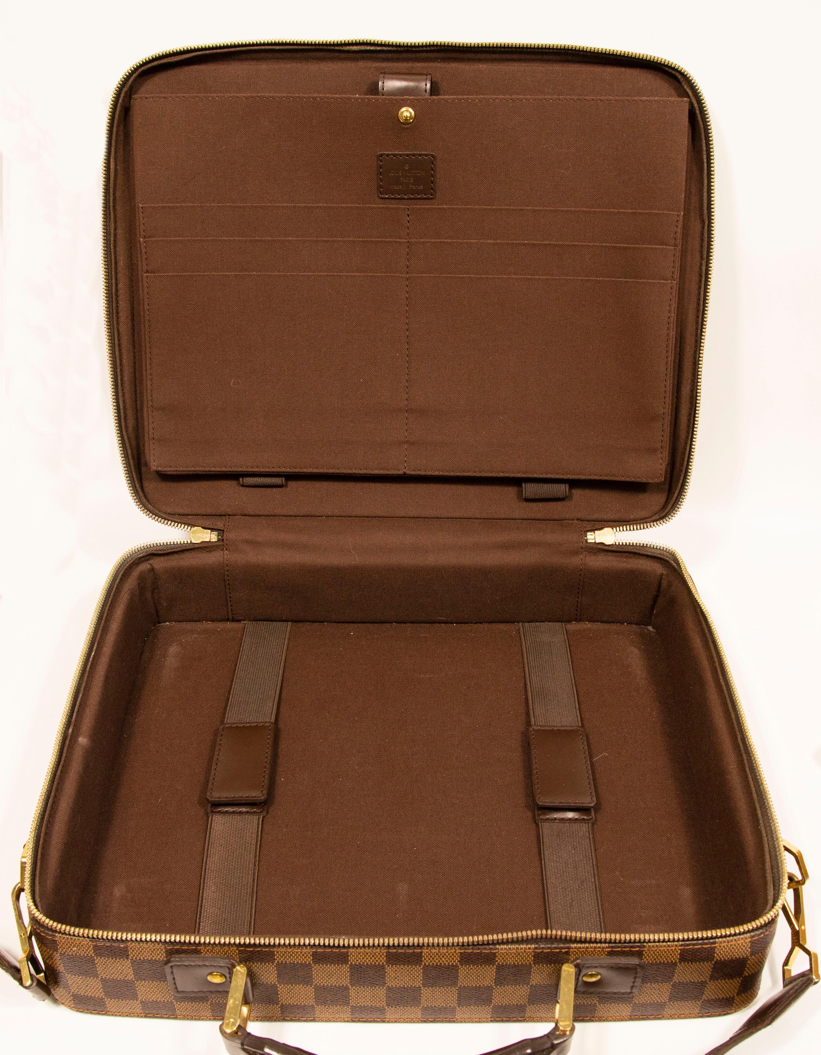 Louis Vuitton Damier Ebene Porte Ordinateur Sabana Business Bag Laptop Bag For Sale 4