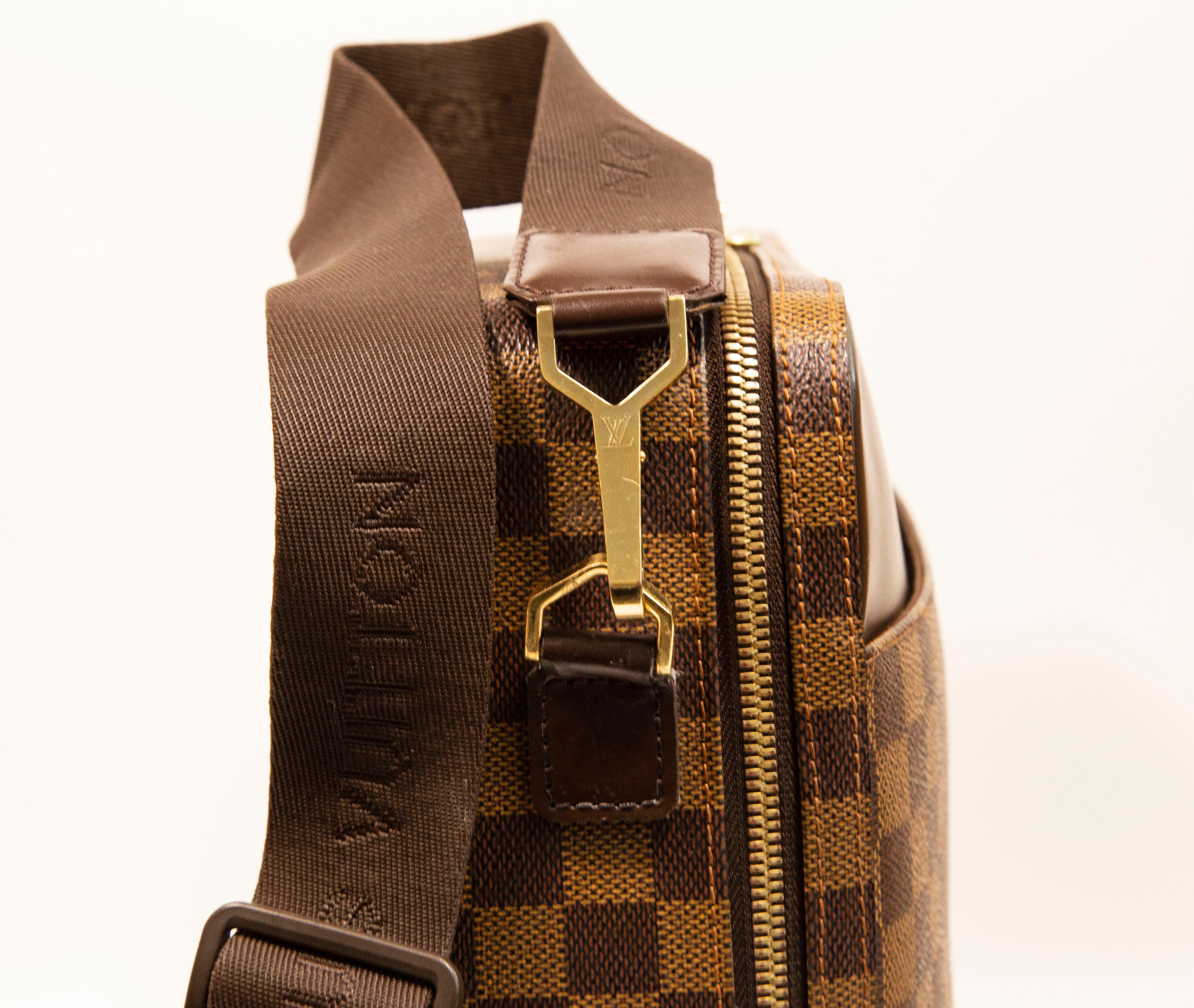 Louis Vuitton Damier Ebene Porte Ordinateur Sabana Business Bag Laptop Bag For Sale 3