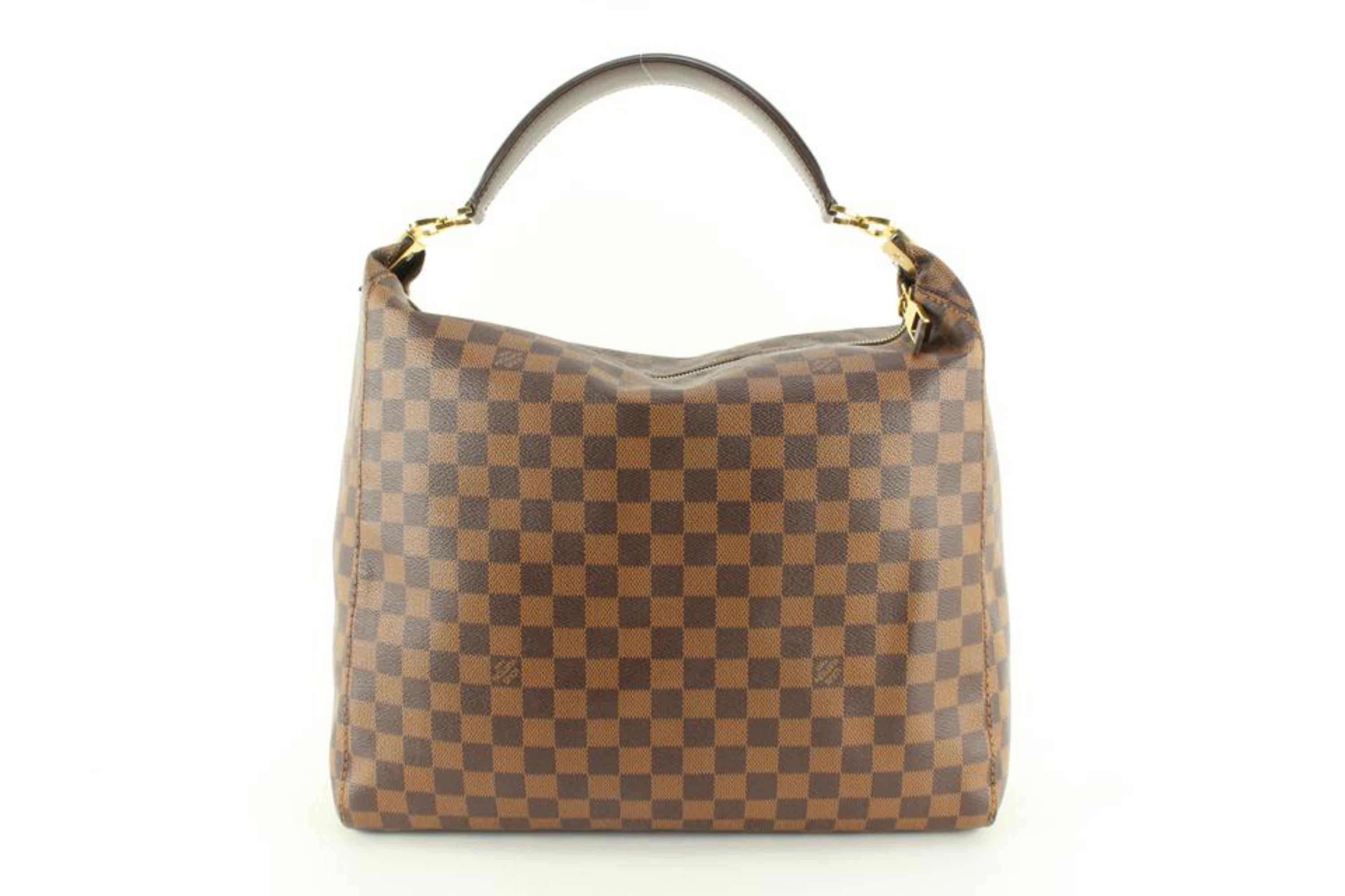 Louis Vuitton Damier Ebene Portobello GM Hobo 13lz720s 2