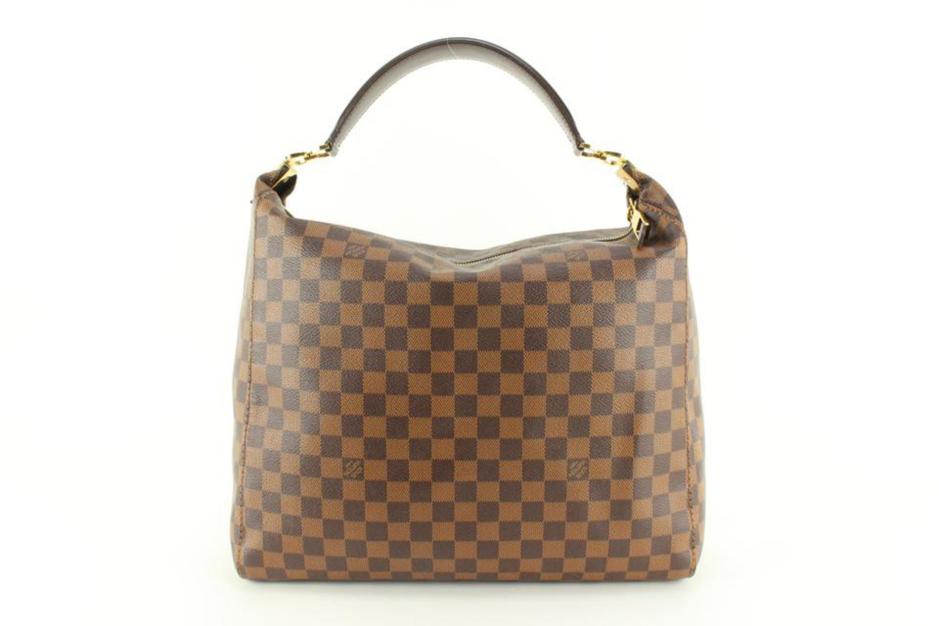 Louis Vuitton Damier Ebene Portobello GM Hobo 13lz720s For Sale 2