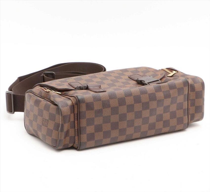 Louis Vuitton Damier Ebene Reporter Melville Messenger Crossbody Bag 861639 In Good Condition In Dix hills, NY