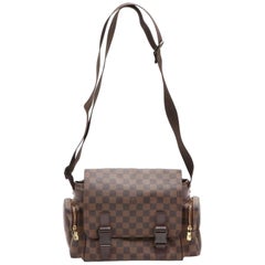 Louis Vuitton Damier Ebene Reporter Melville Messenger Umhängetasche 861639