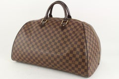 Louis Vuitton Damier Ebene Ribera GM Weekend Travel Keepall Upycle Ready 1419Va