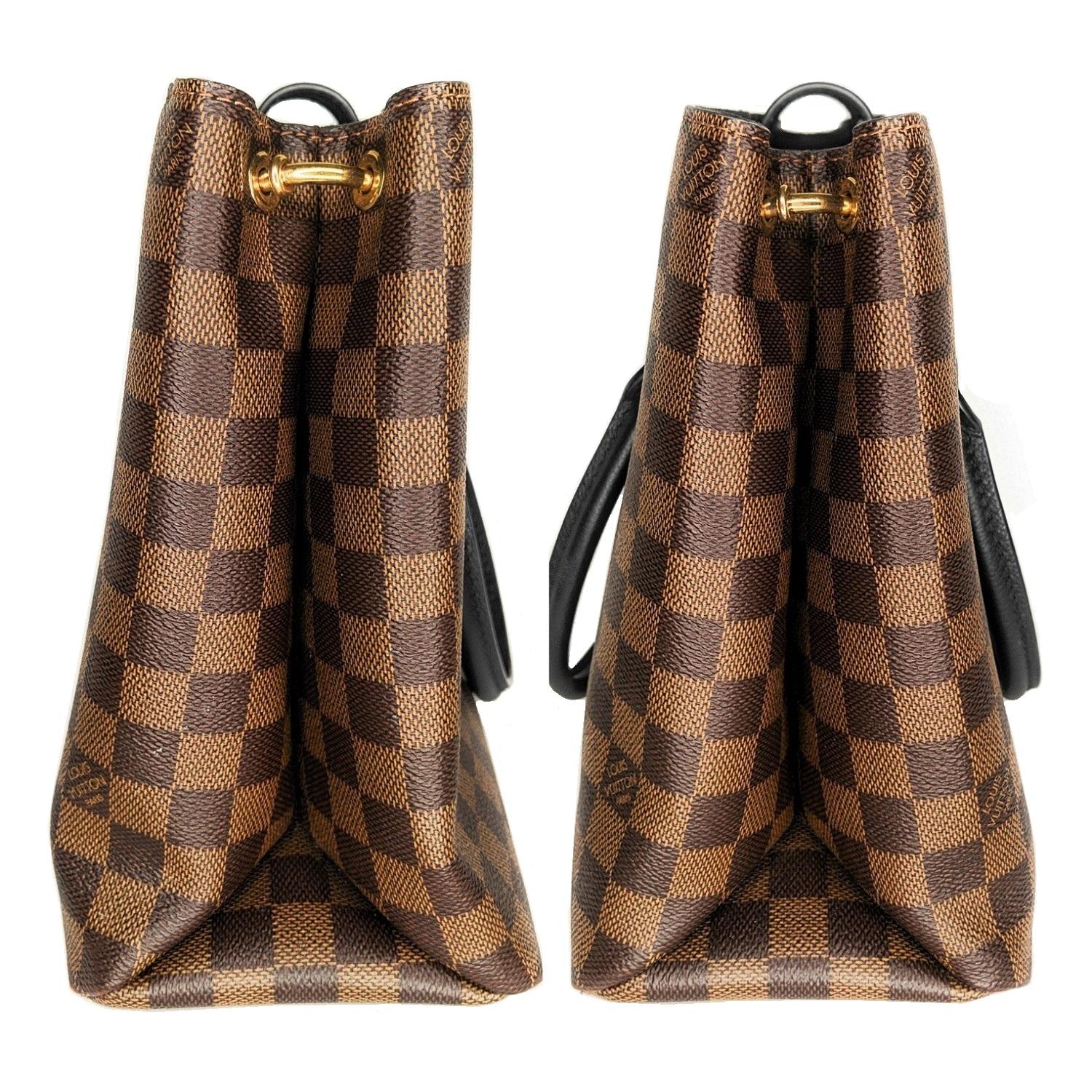 Louis Vuitton Damier Ebene Riverside Tote (Braun)