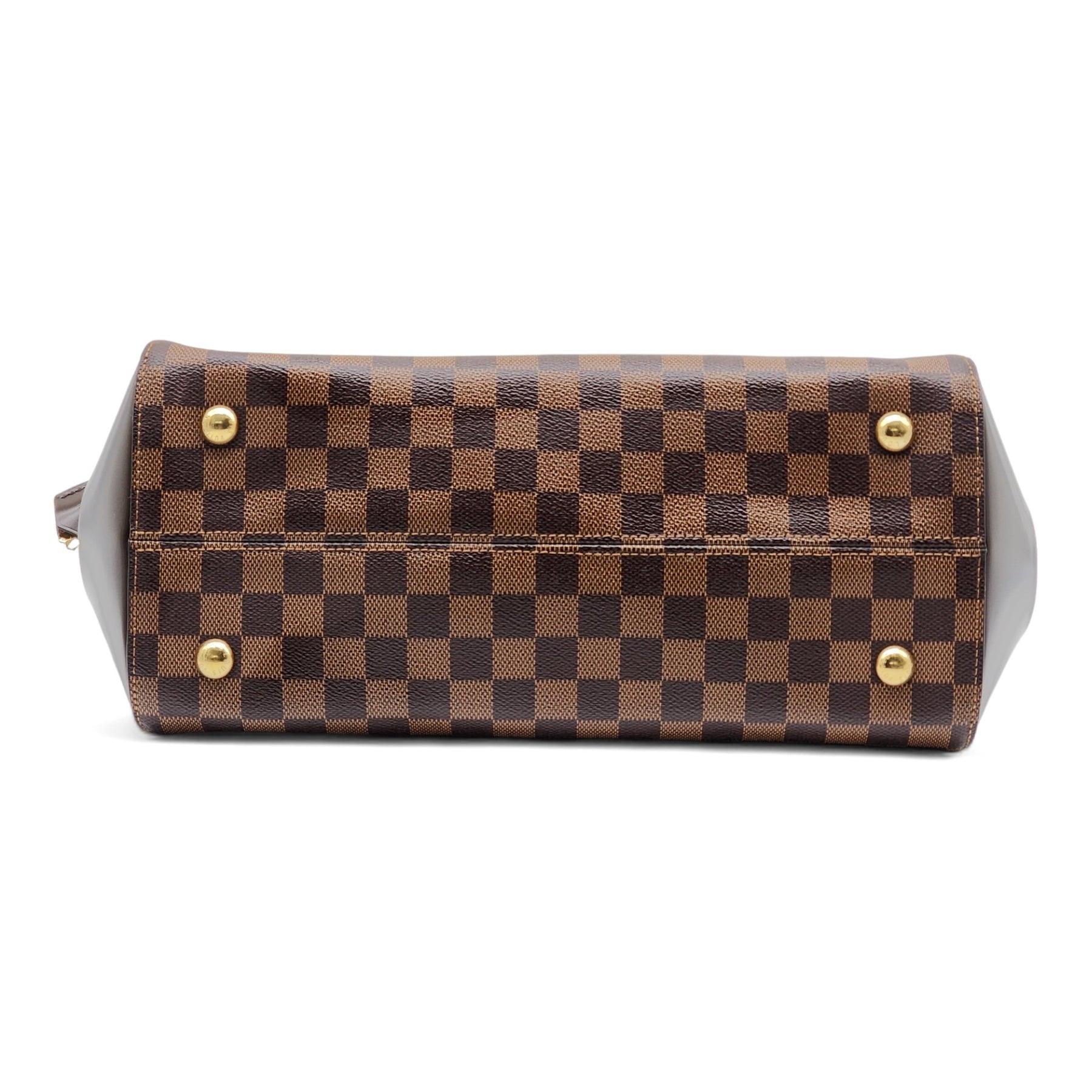 Marron Louis Vuitton Sac à main Rivoli MM Damier ébène en vente