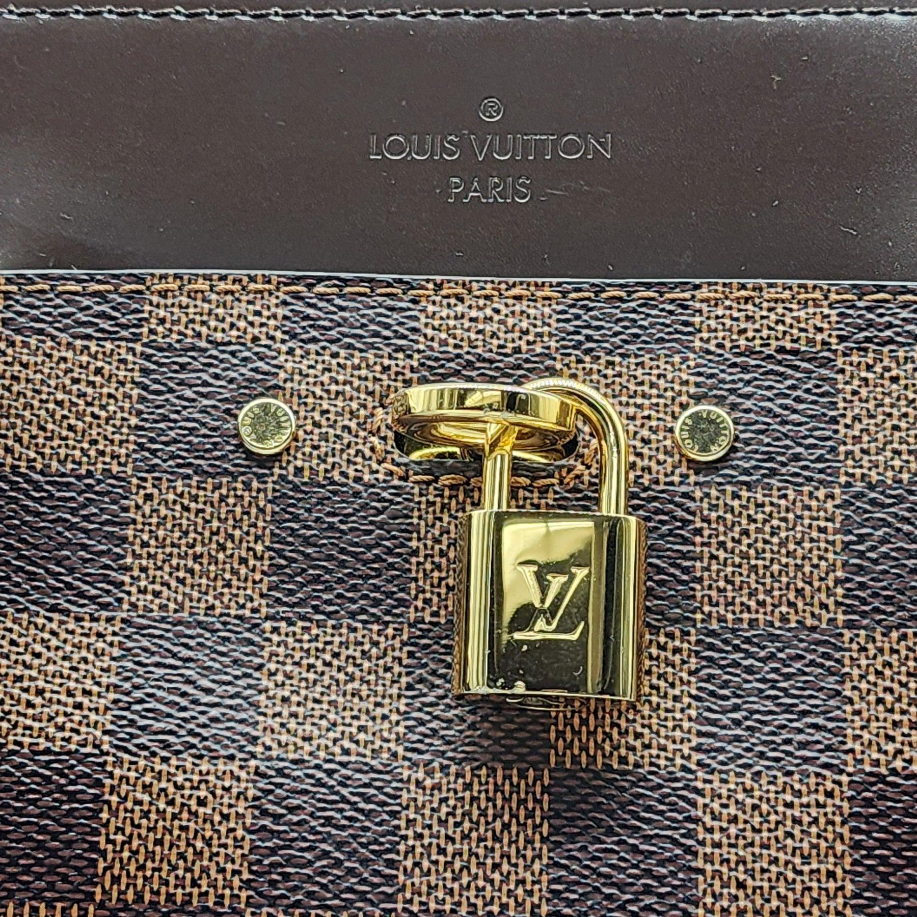 Louis Vuitton Sac à main Rivoli MM Damier ébène en vente 1