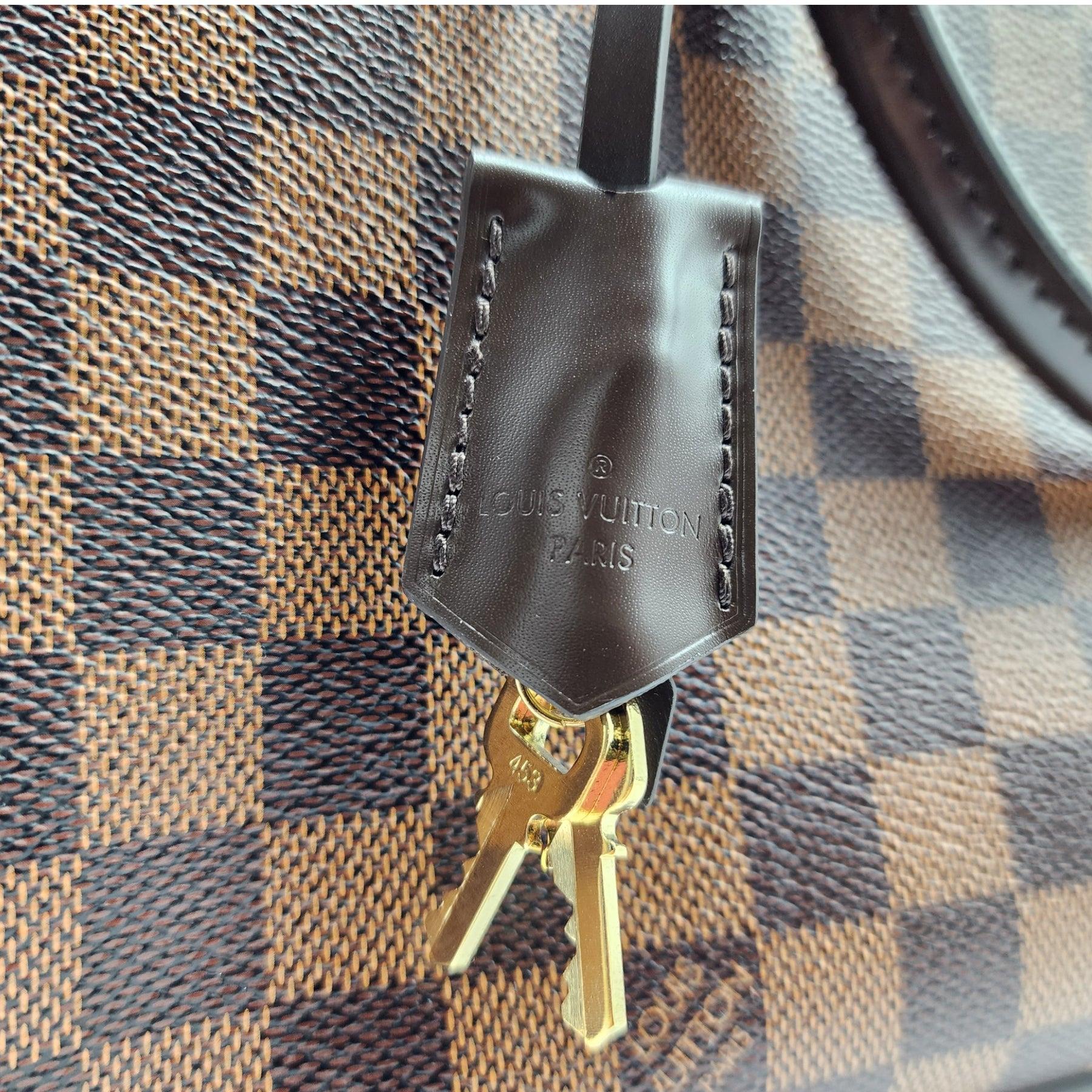 Louis Vuitton Sac à main Rivoli MM Damier ébène en vente 2