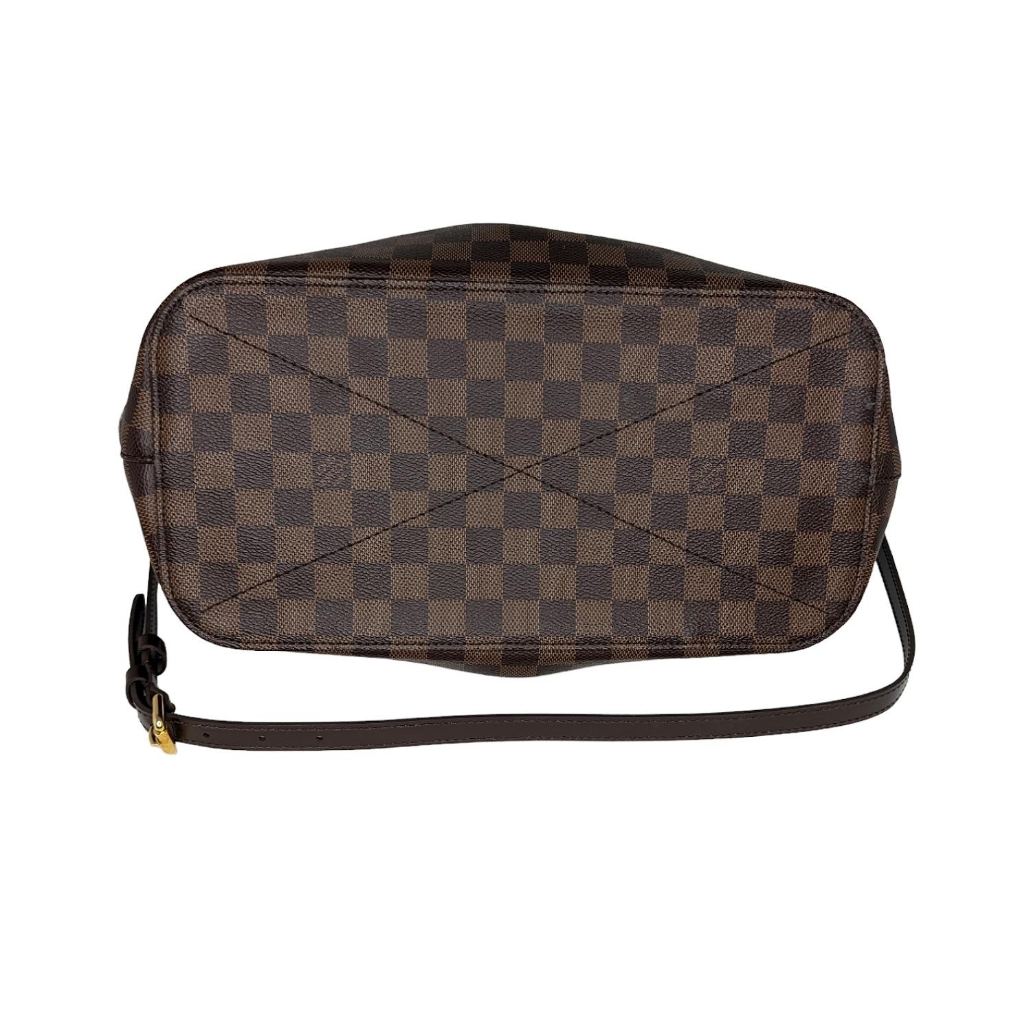 Women's Louis Vuitton Damier Ebene Siena MM Bag For Sale