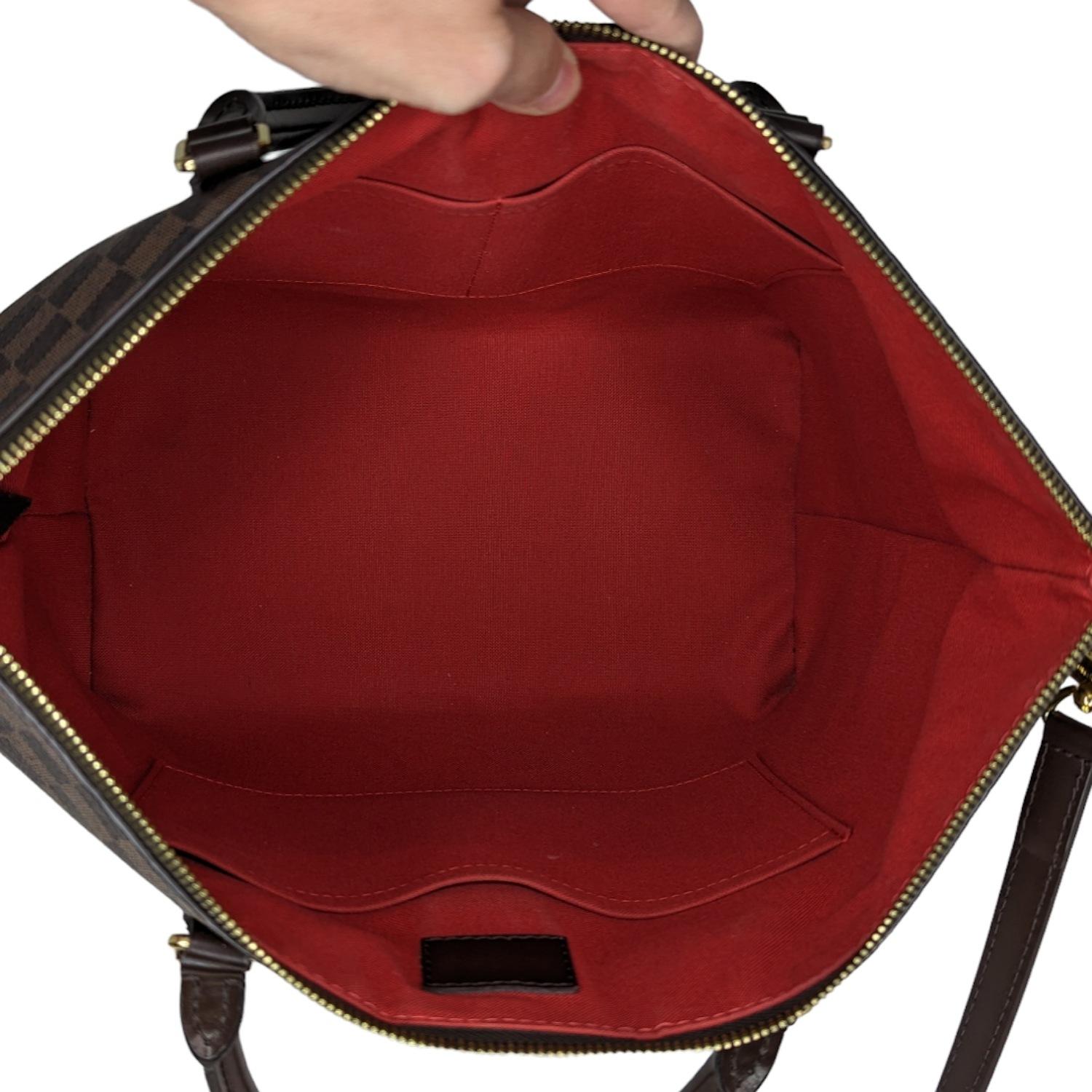 Louis Vuitton Damier Ebene Siena MM Bag For Sale 2