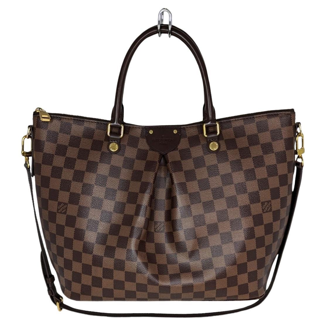 Louis Vuitton Damier Ebene Siena MM Bag For Sale