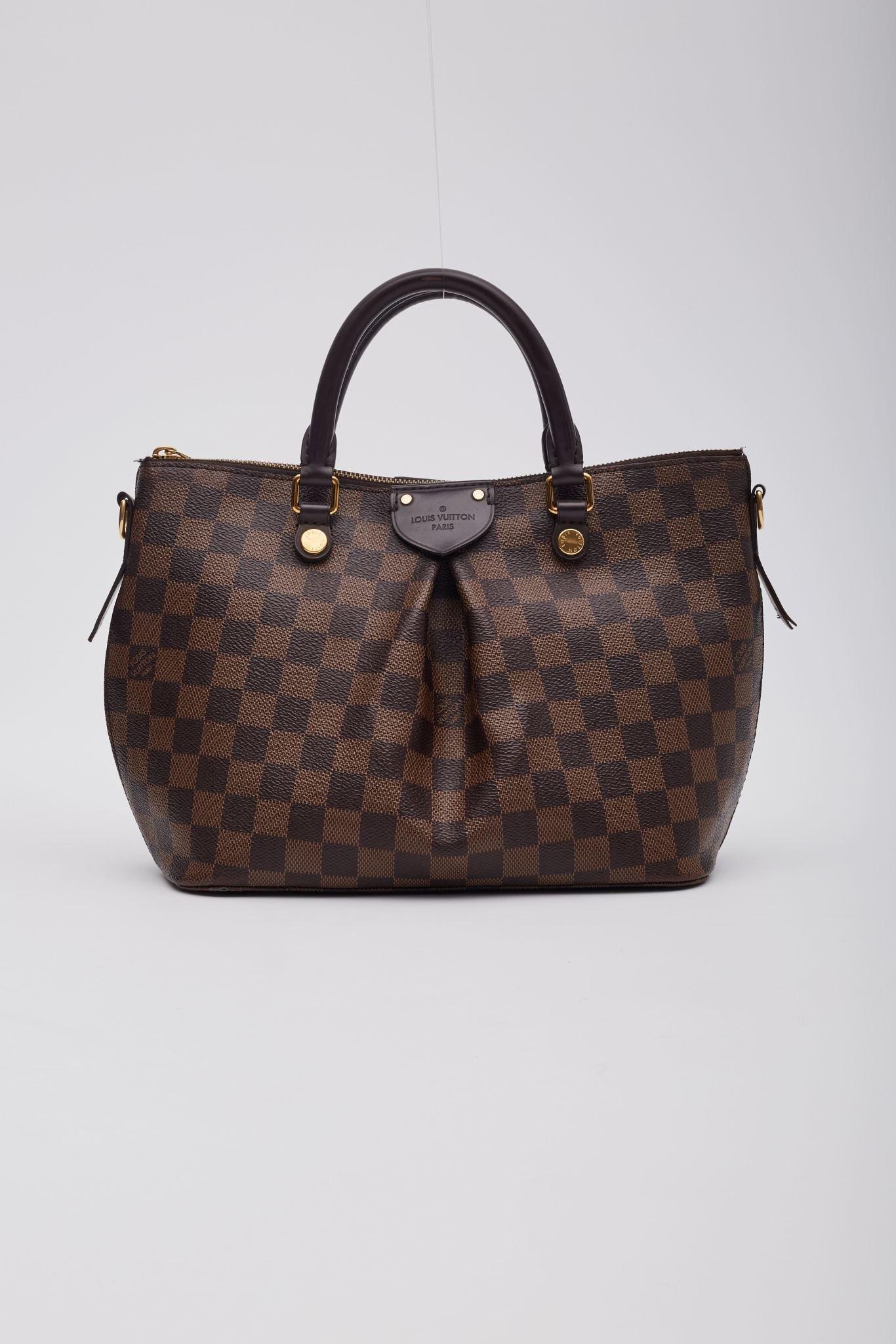 Black Louis Vuitton Damier Ebene Siena PM Bag