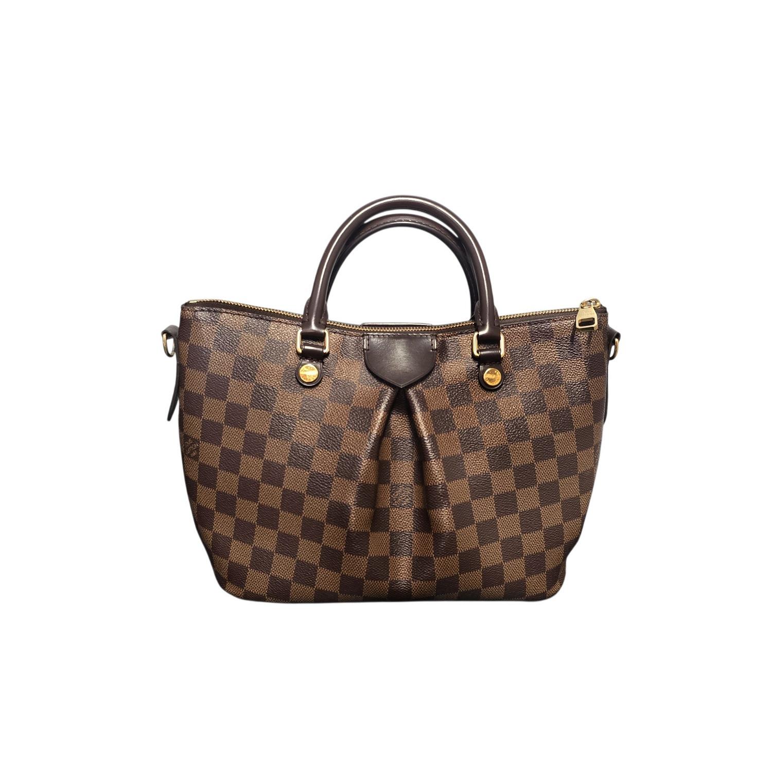 Bolso Louis Vuitton Damier Ebene Siena PM Negro en venta
