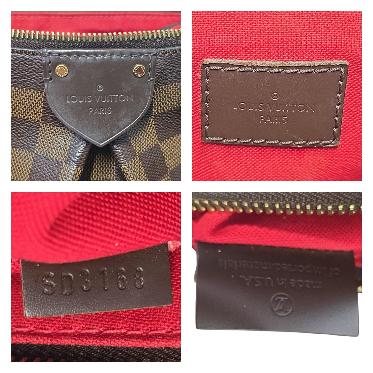 Bolso Louis Vuitton Damier Ebene Siena PM en venta 3