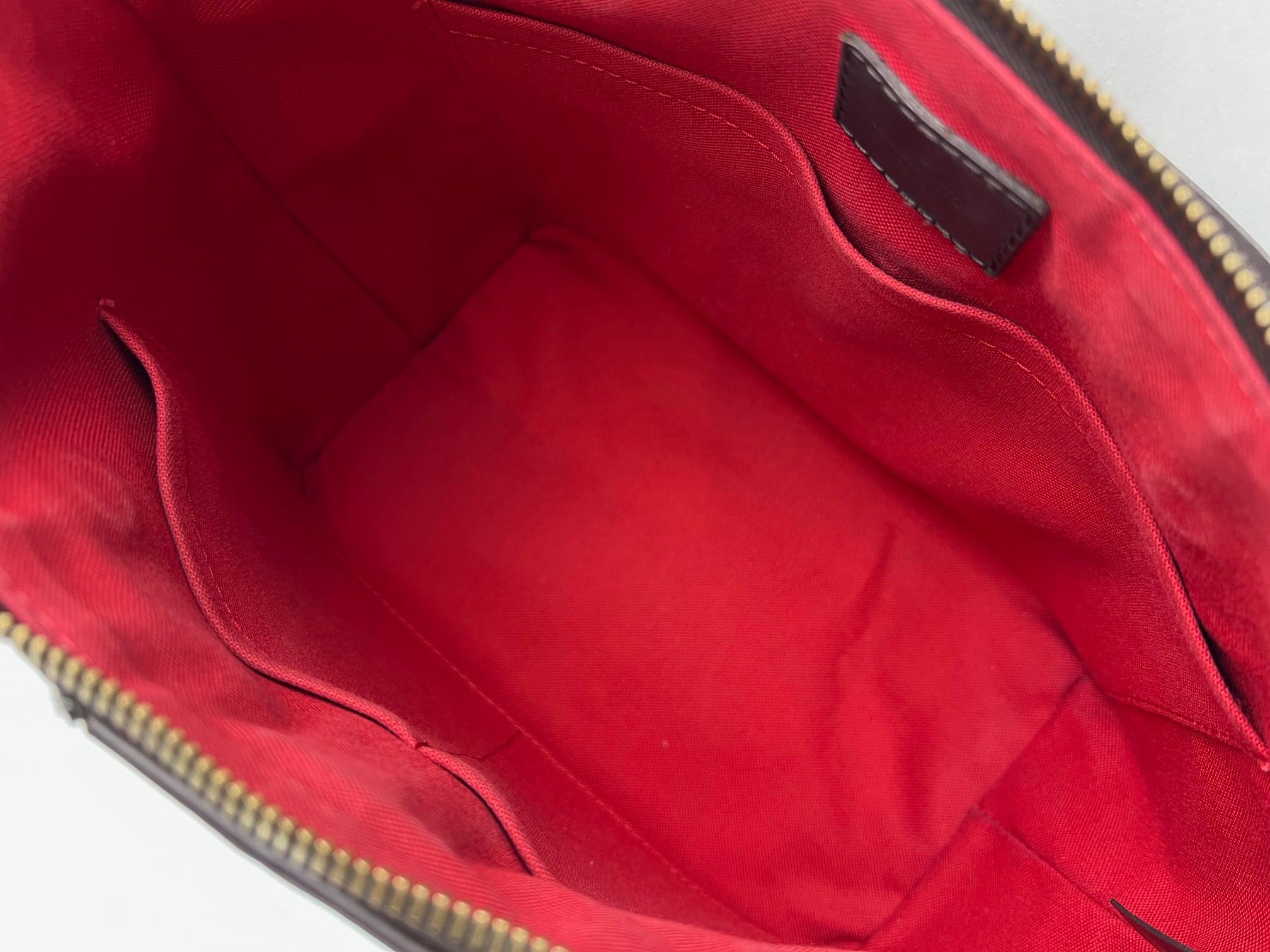 Louis Vuitton Damier Ebene Siena PM Shoulder Bag For Sale 5