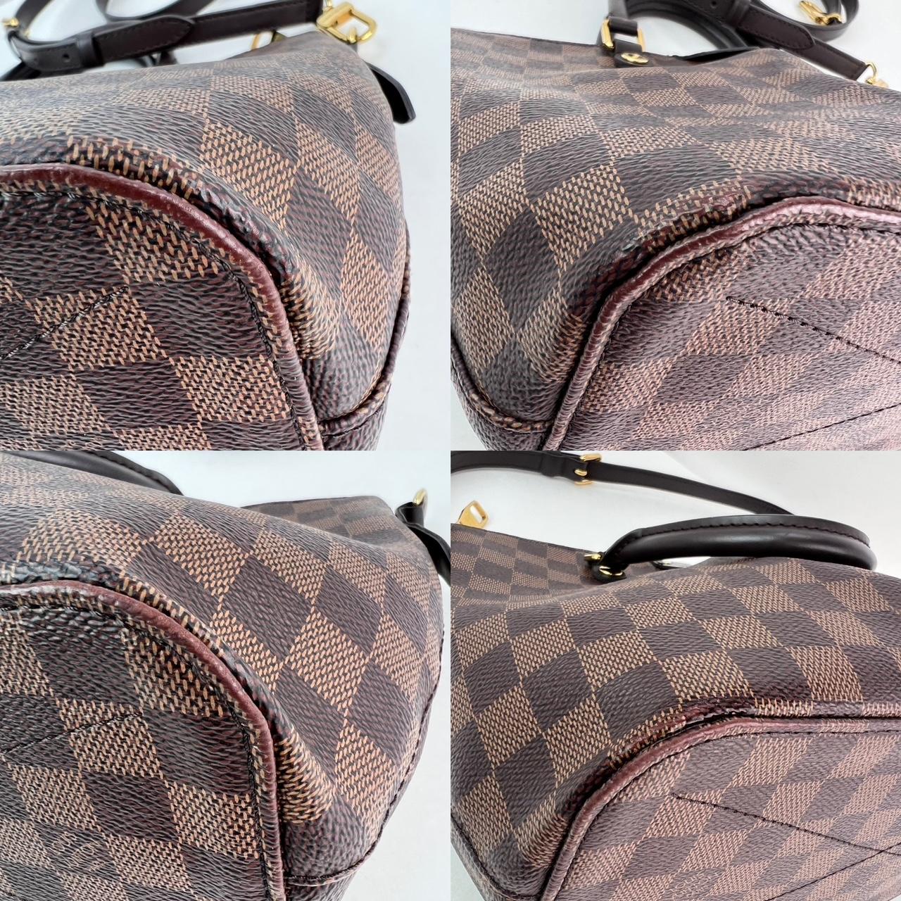Black Louis Vuitton Damier Ebene Siena PM Shoulder Bag For Sale
