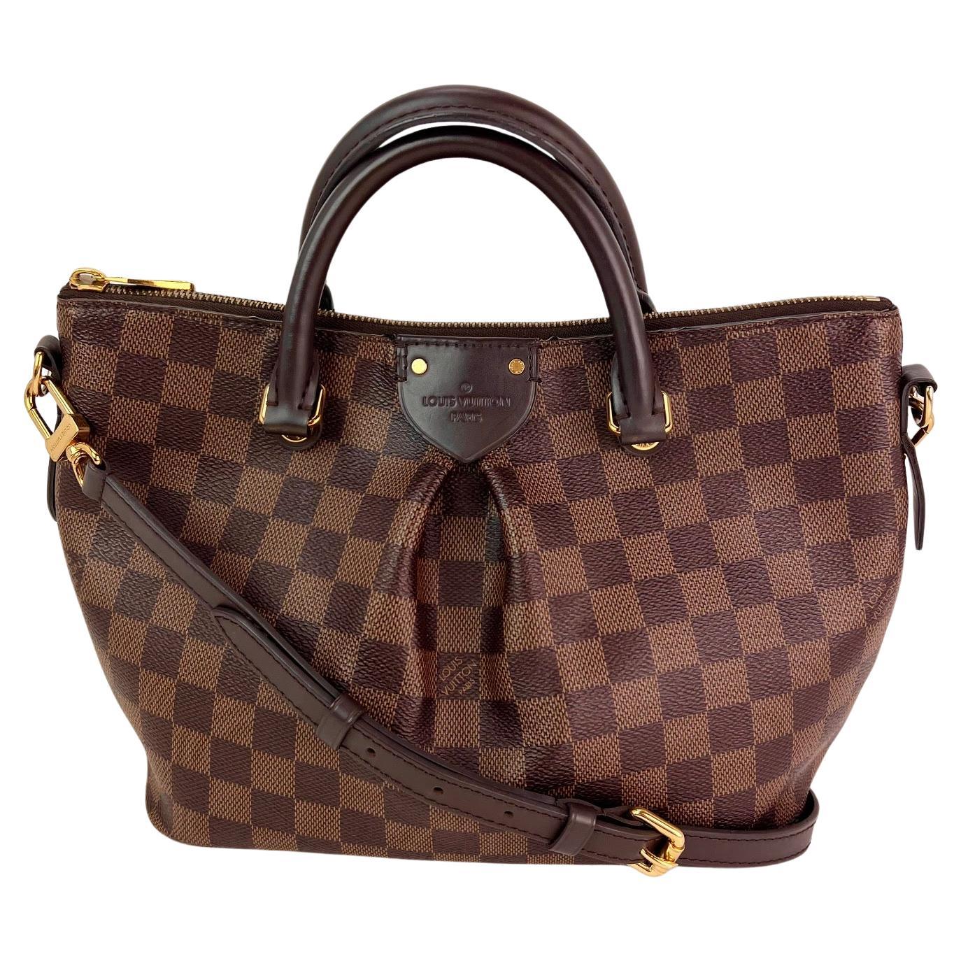 Louis Vuitton Damier Ebene Siena PM Shoulder Bag For Sale