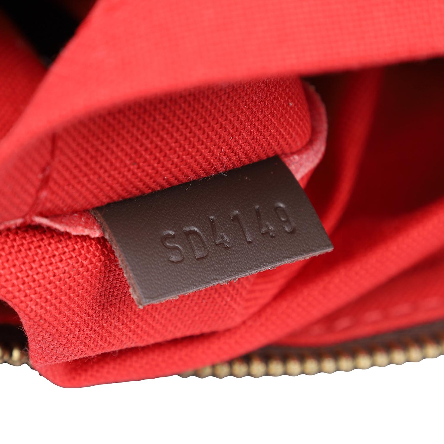 Louis Vuitton Damier Ebene Sienna Crossbody Bag Brown 9