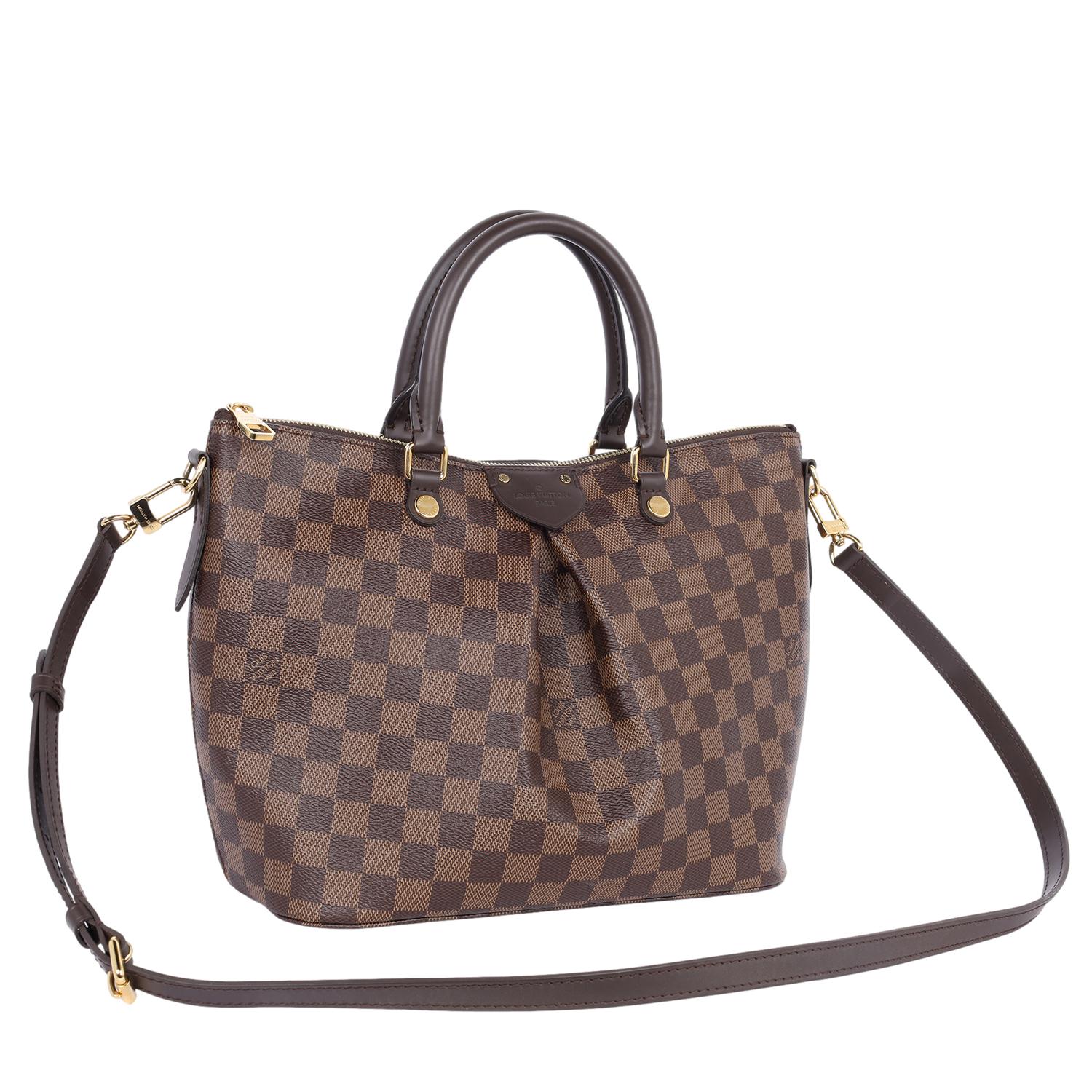 Louis Vuitton Damier Ebene Sienna Crossbody Bag Brown In Good Condition In Salt Lake Cty, UT