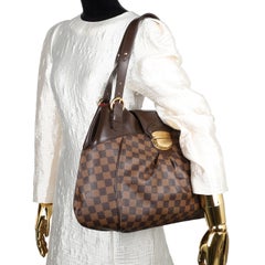 LOUIS VUITTON Damier Ebene Sistina GM