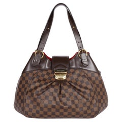 LOUIS VUITTON Damier Ebene Sistina GM