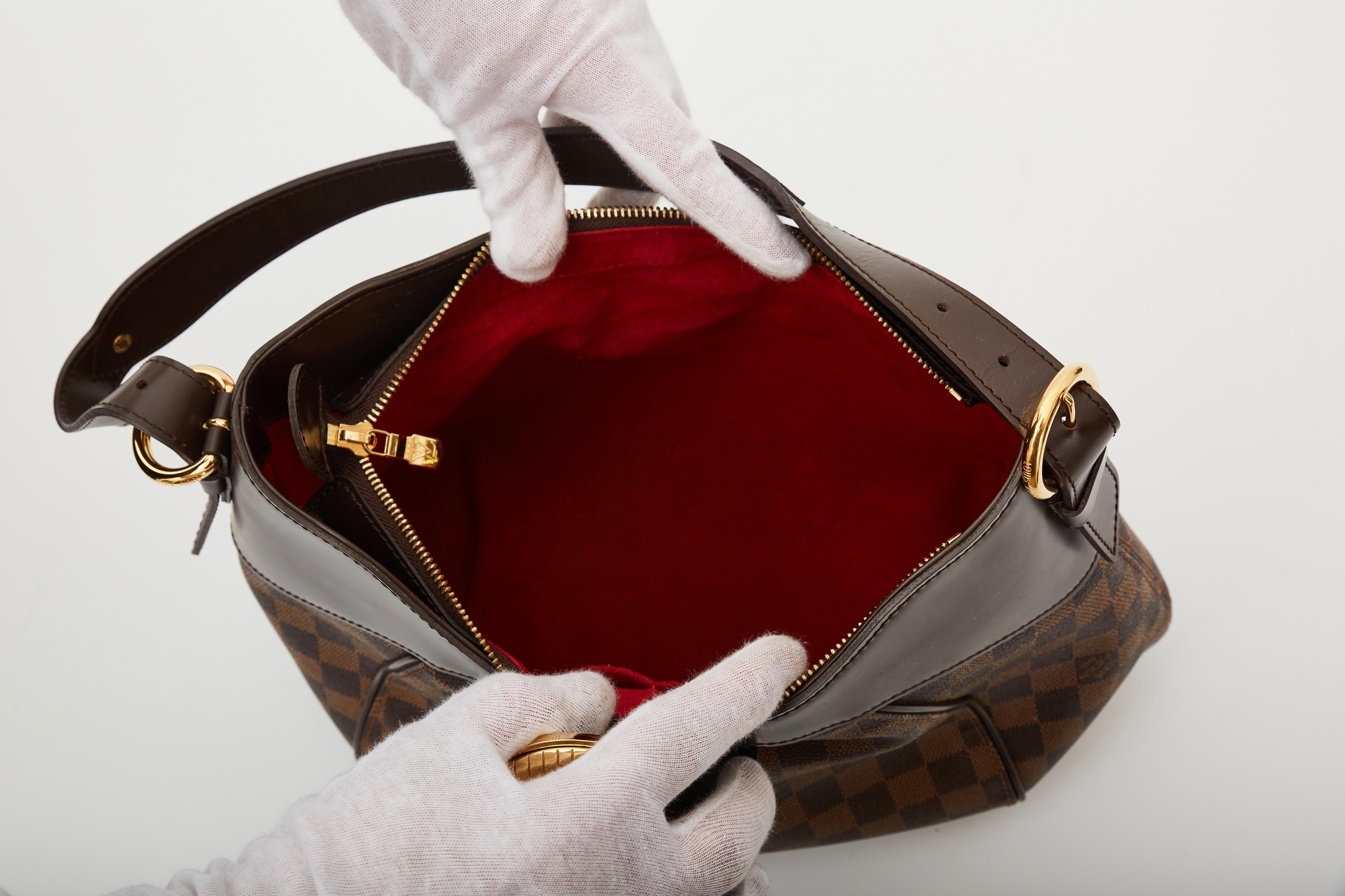 Black Louis Vuitton Damier Ebene Sistina GM Shoulder Bag