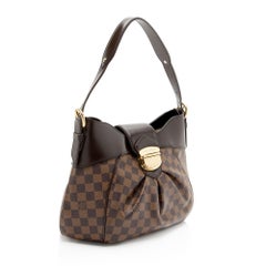 Louis Vuitton Damier Ebene Sistina MM Shoulder Bag