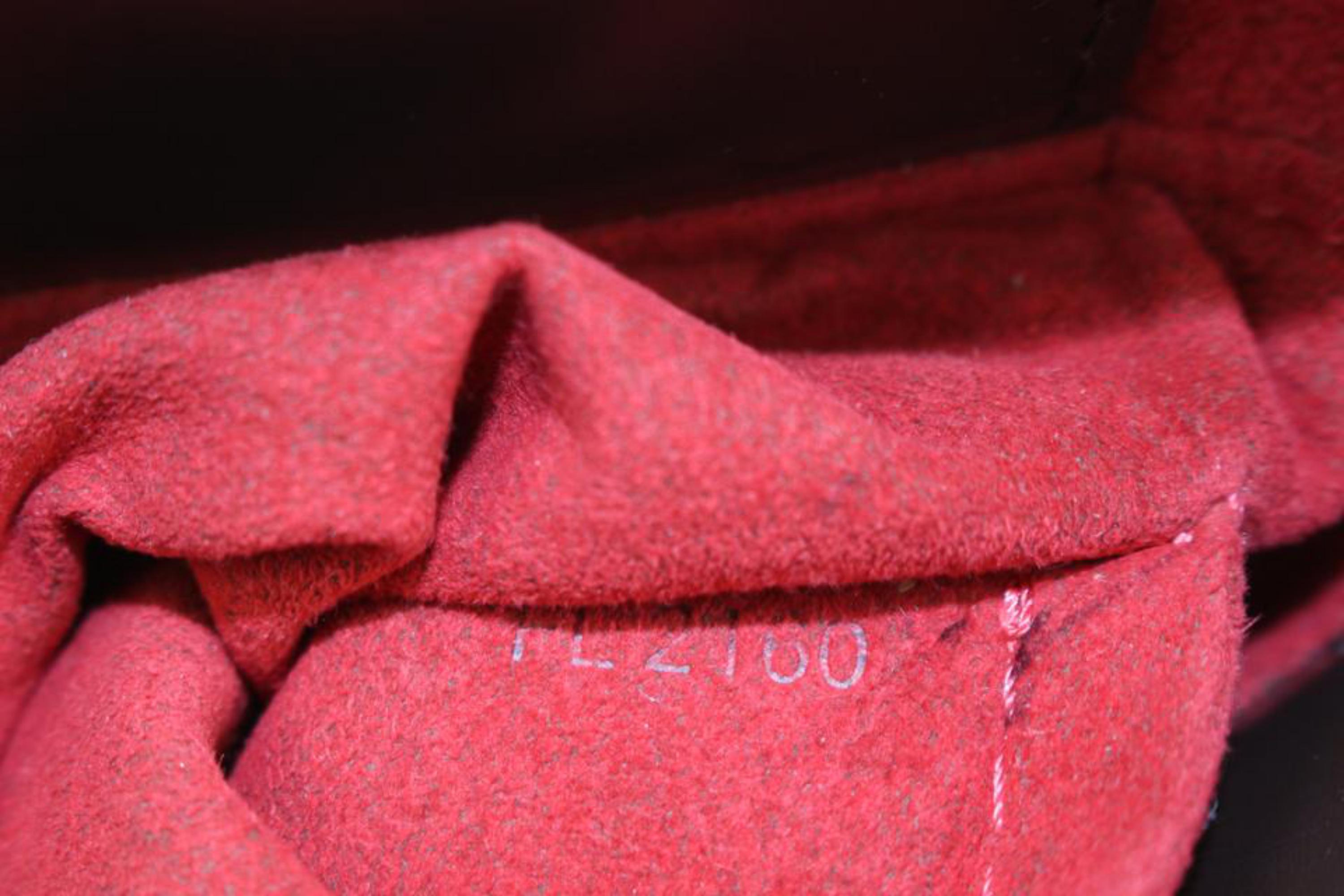 Gray Louis Vuitton Damier Ebene Sistina PM Shoulder Bag 75lk328s For Sale