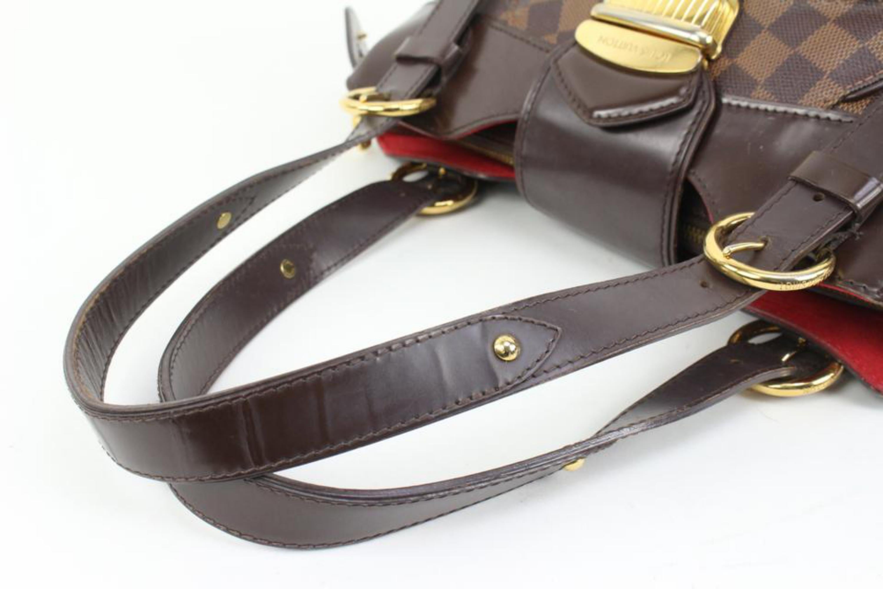 Women's Louis Vuitton Damier Ebene Sistina PM Shoulder Bag 75lk328s For Sale