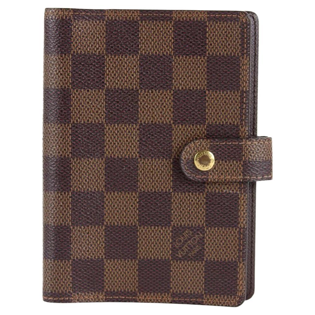 Louis Vuitton Small Ring Agenda Cover Damier Ebene PM - MyDesignerly