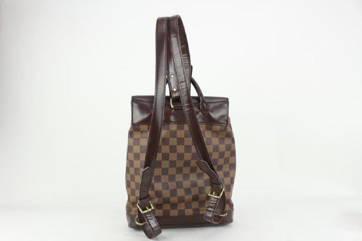 Louis Vuitton Damier Ebene Soho Backpack 12lv2 For Sale 3