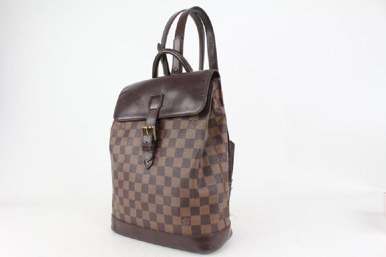 Louis Vuitton Damier Ebene Soho Backpack 12lv2 For Sale at 1stDibs