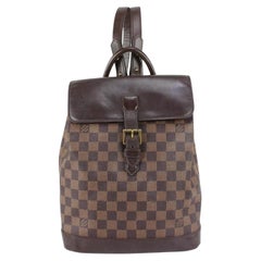 Vintage Louis Vuitton Damier Ebene Soho Backpack 12lv2