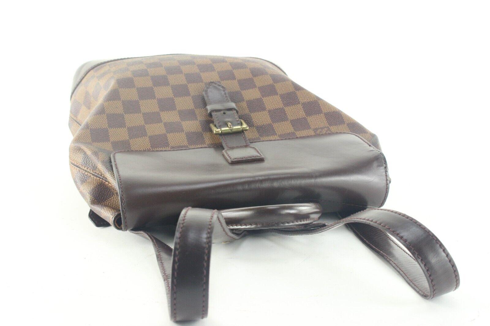 Louis Vuitton Damier Ebene Soho Backpack 2LV117K For Sale 2