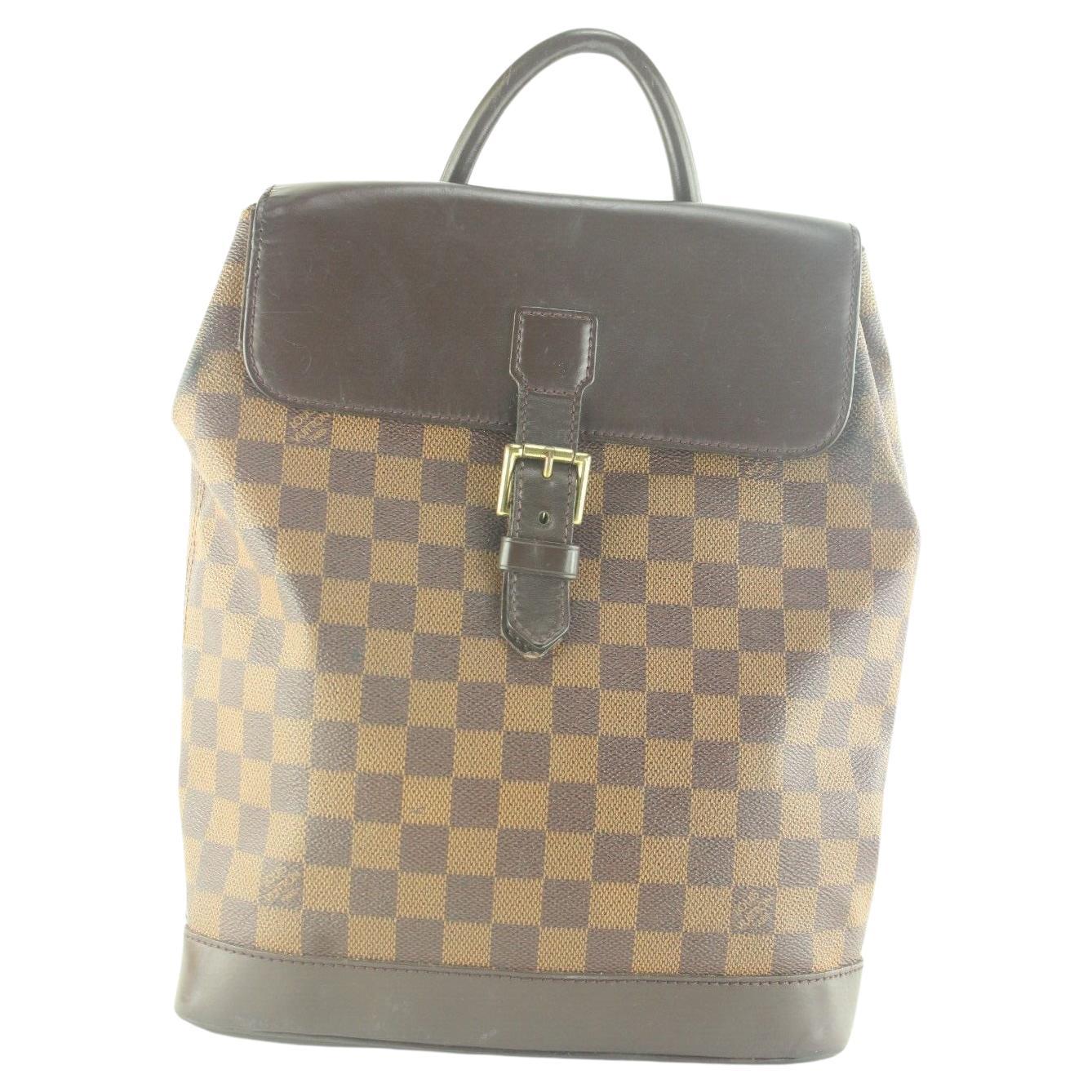 Louis Vuitton Damier Ebene Soho Backpack 2LV117K For Sale