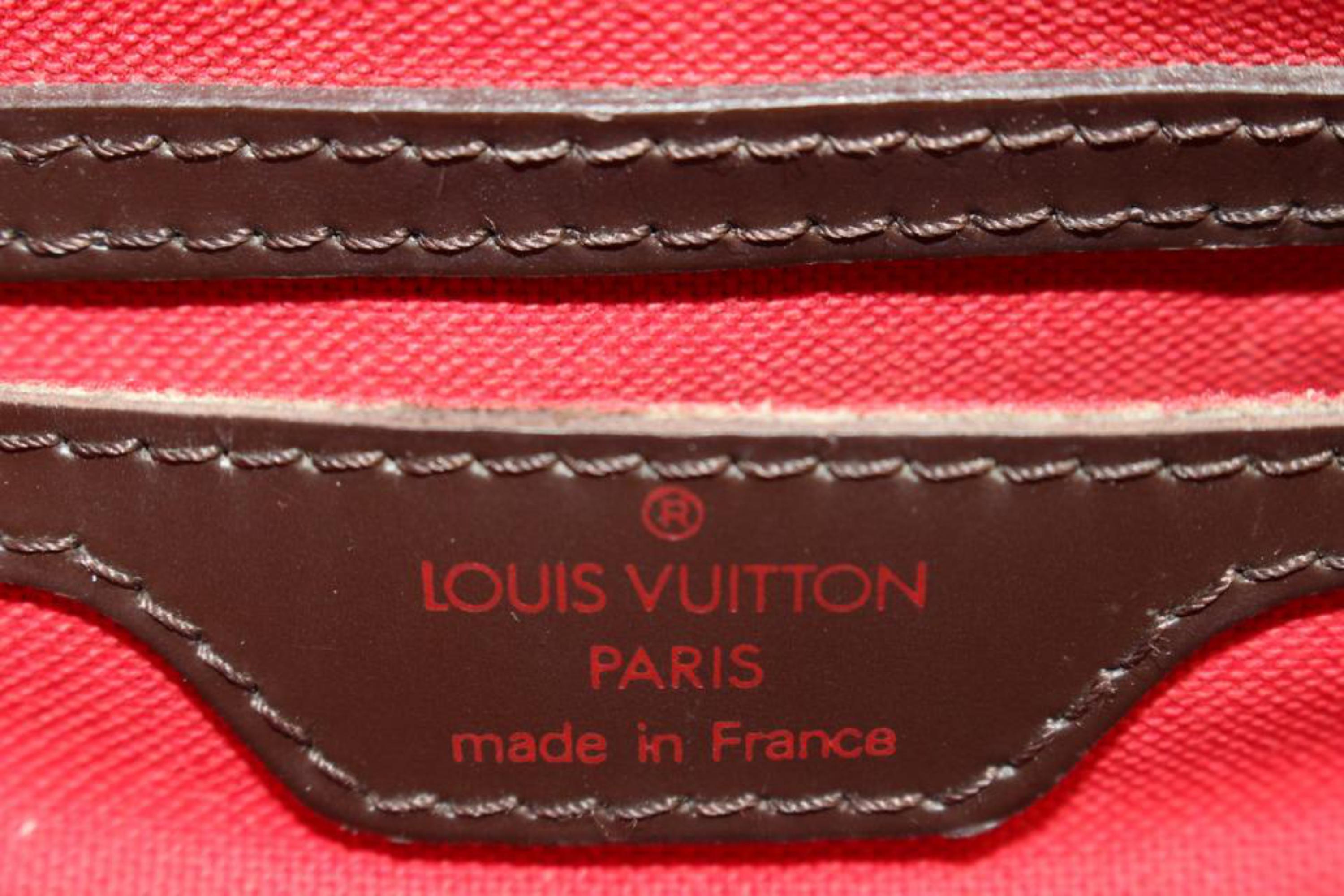 Marron Louis Vuitton Sac à dos Soho damier ébène S29lv33 en vente