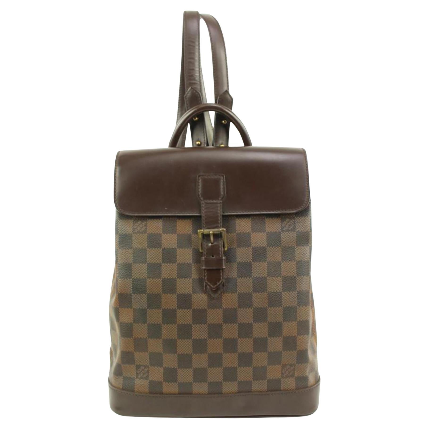 Louis Vuitton Damier Ebene Soho Backpack S29lv33 For Sale