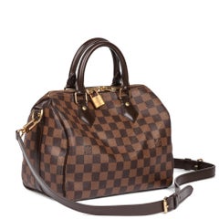 LOUIS VUITTON Damier Ebene Speedy 25 Bandoulière
