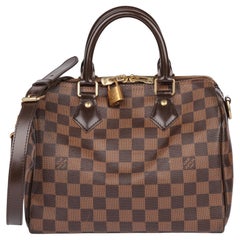 Used LOUIS VUITTON Damier Ebene Speedy 25 Bandoulière