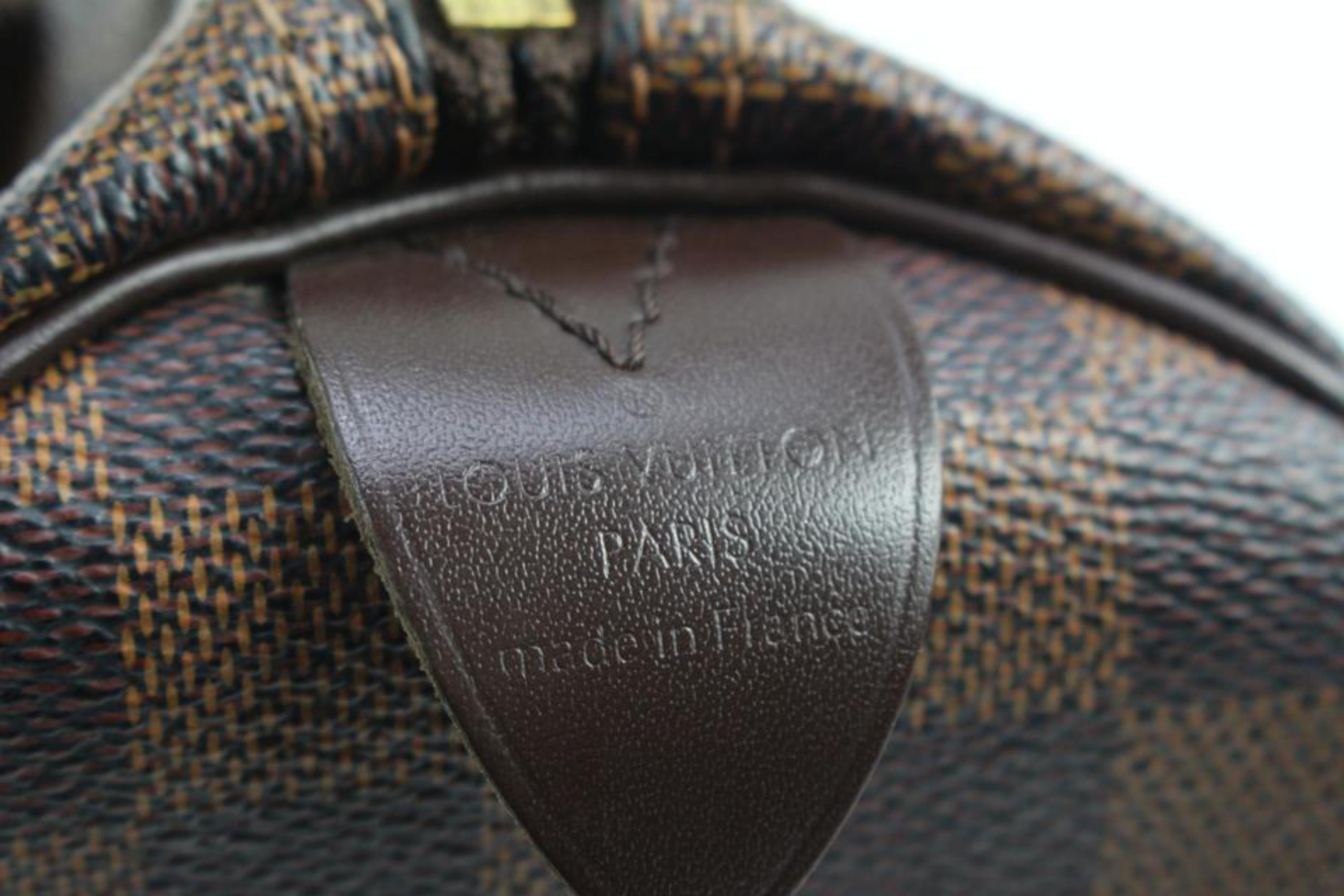 Women's Louis Vuitton Damier Ebene Speedy 25 Boston Bag PM 67lv218s For Sale