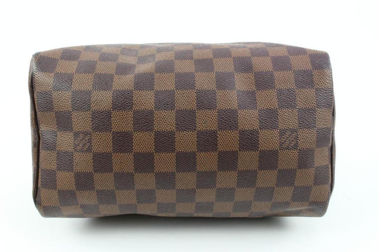 Louis Vuitton Damier Speedy 25 Brown Canvas,NEW