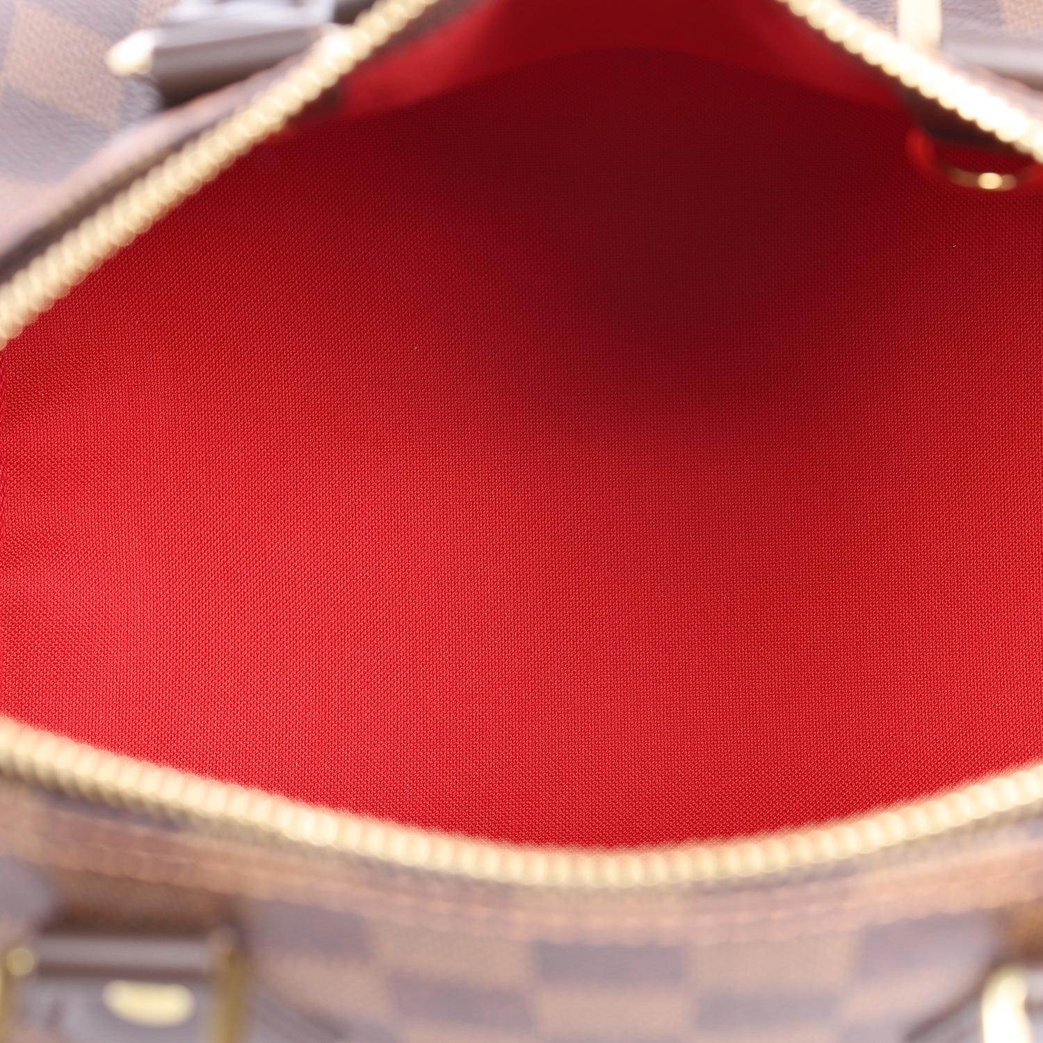 Louis Vuitton sac bandoulière Speedy 25 damier ébène en vente 8