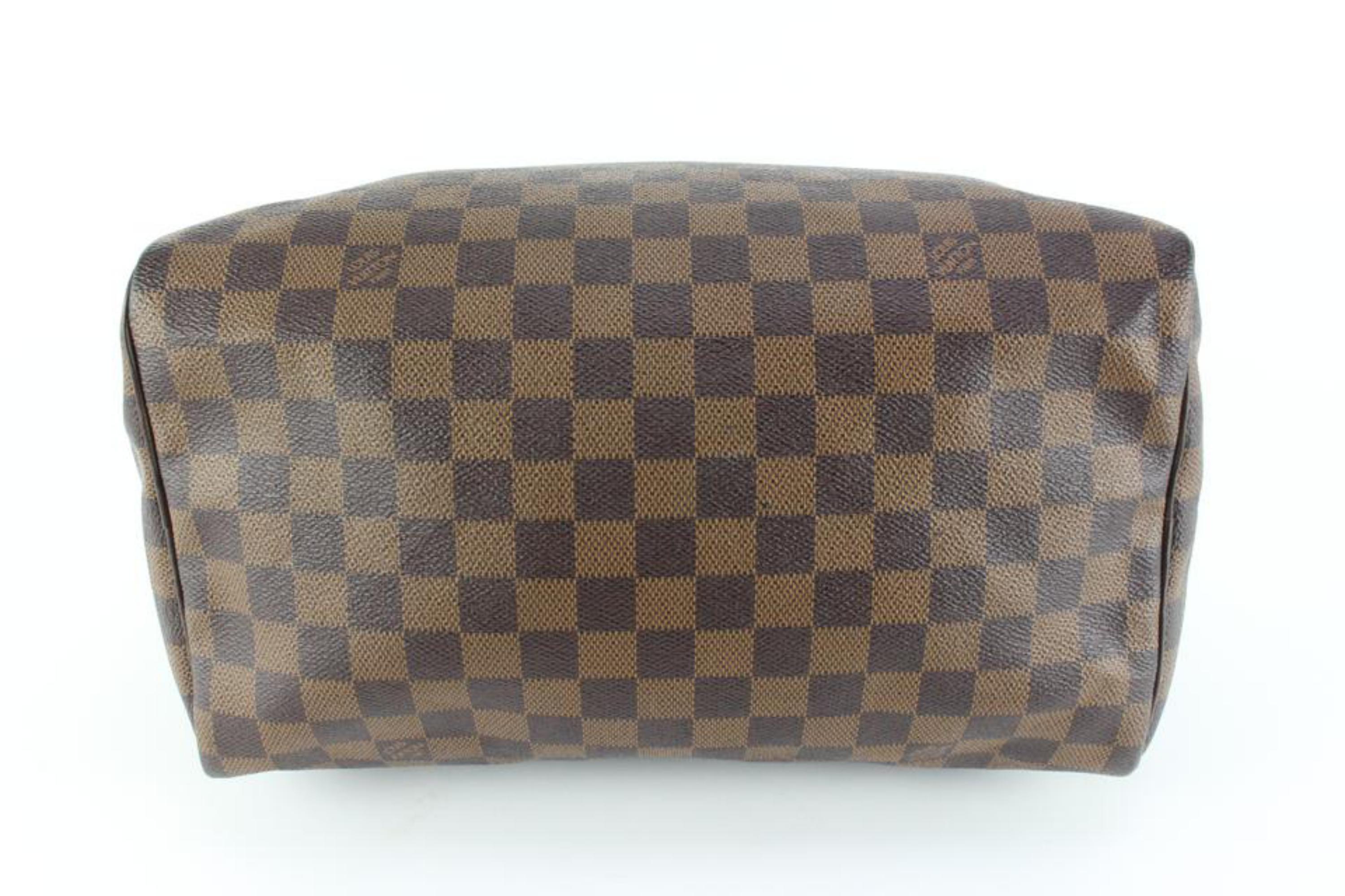 Louis Vuitton Damier Ebene Speedy 30 Boston Bag 25lk517s For Sale 3