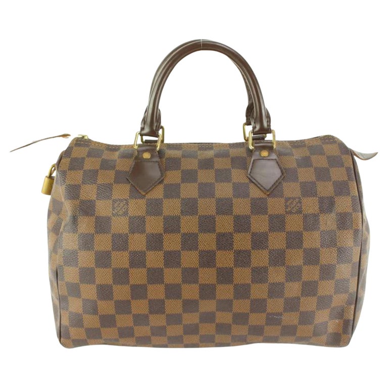 Louis Vuitton Damier Ebene Speedy 30 Boston Bag 25lk517s For Sale at 1stDibs