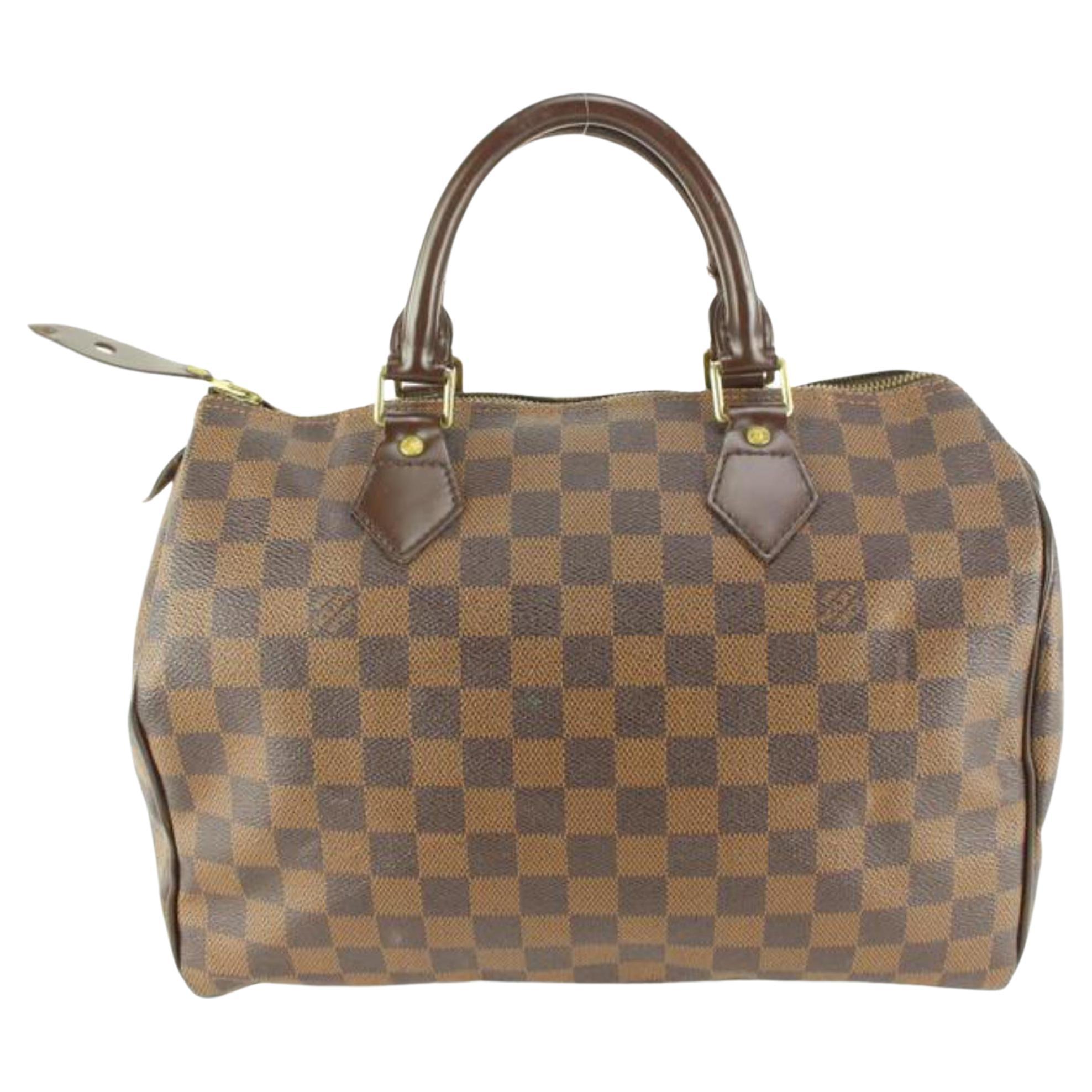 Louis Vuitton Damier Ebene Speedy 30 Boston Bag 49lv518s For Sale