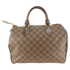 Louis Vuitton Damier Ebene Speedy 30 Boston Tasche 49lv518s